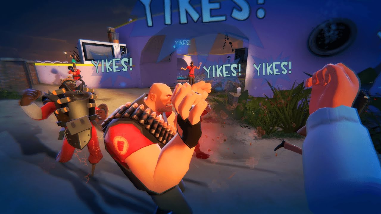 Team Fortress 2 Old Saxton Hale Gameplay