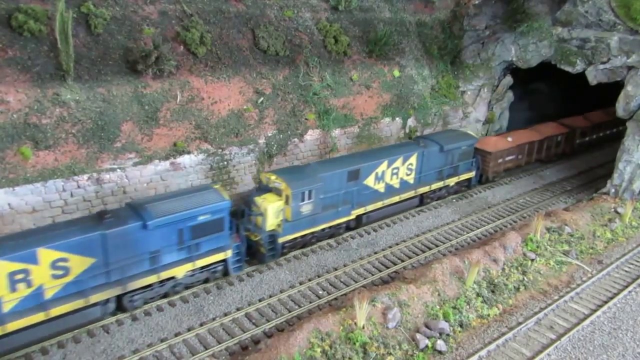🇧🇷Trem HO MRS, maquete da AMFEC Campinas SP.