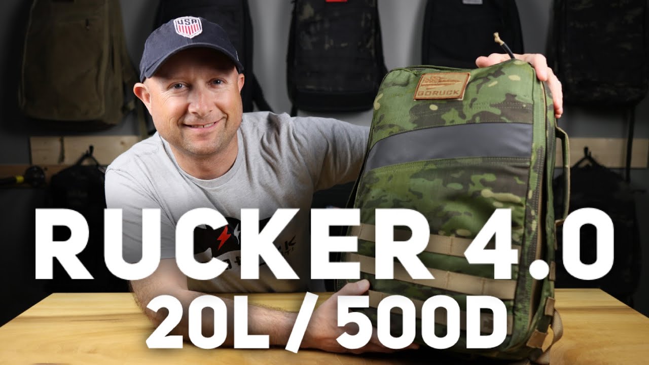 GORUCK 20L Rucker 4.0 // A 500D Rucker? LESS zippers, MORE Velcro!