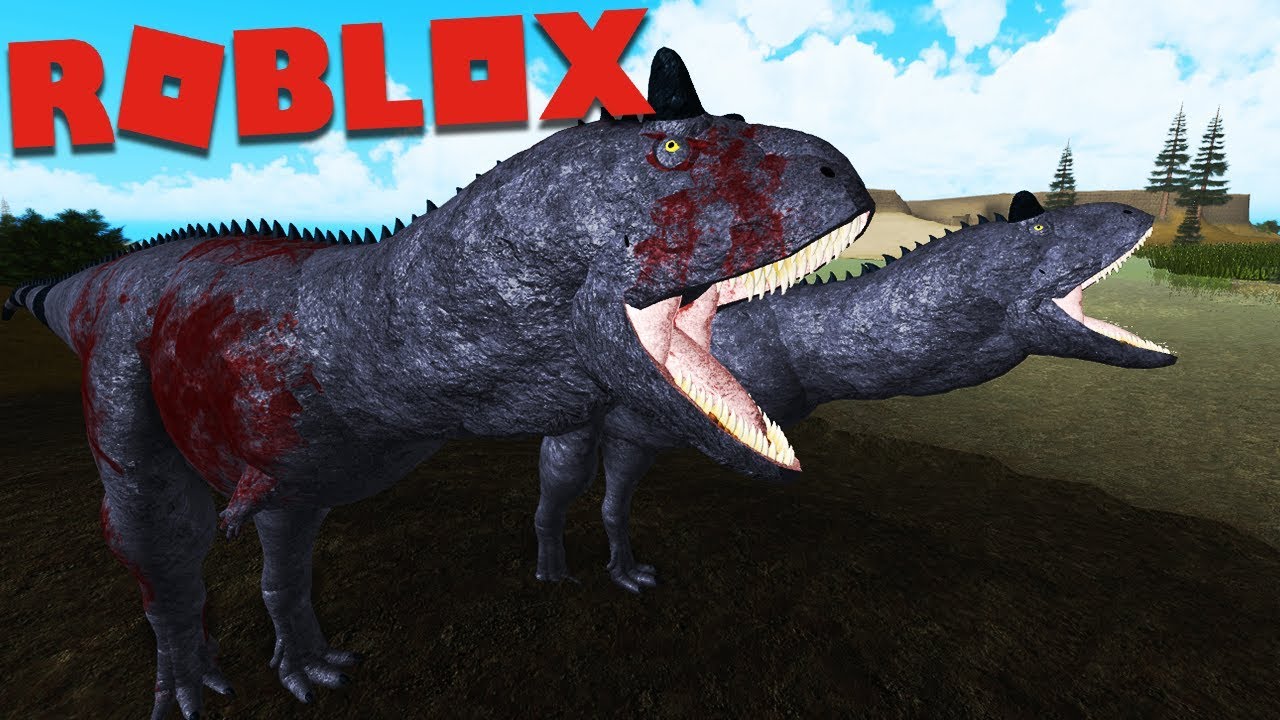 Roblox (Era Of Terror) | Família Carnotauro, Trio Caçador de Edmontos! | (PT/BR)