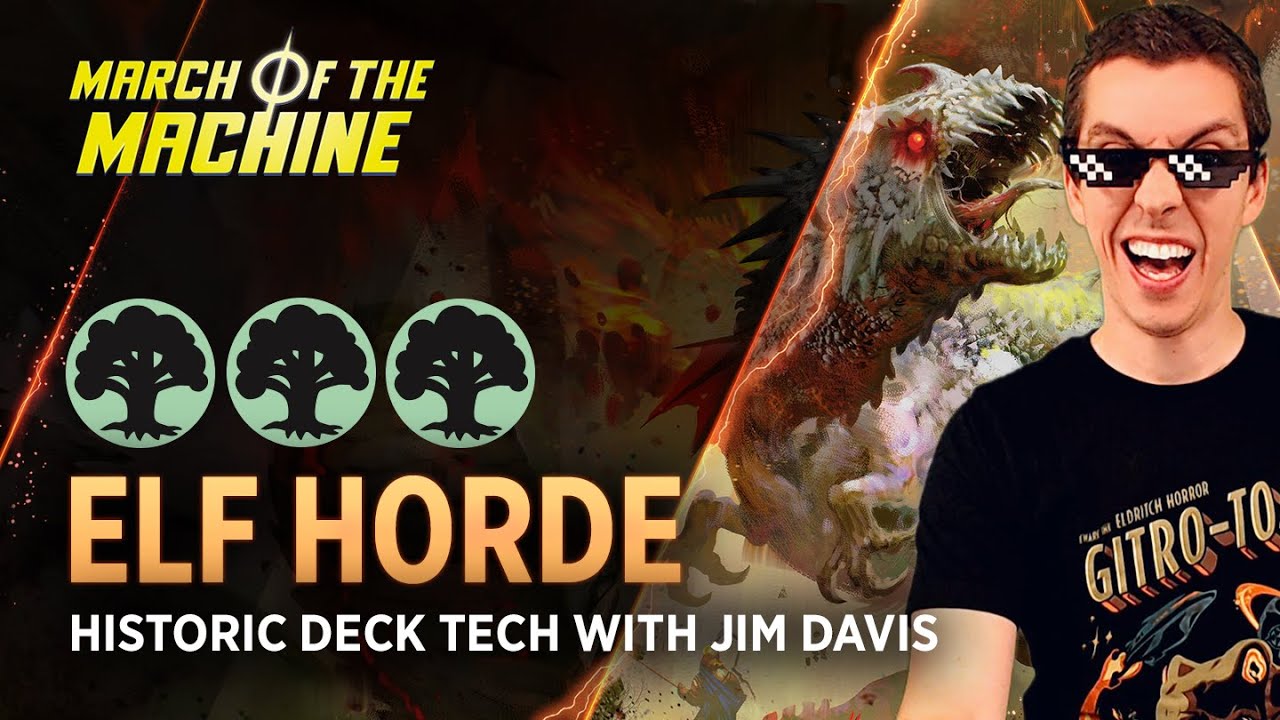Elf Horde | An Updated Return to Classic Magic | Deck Tech with Jim Davis | Historic | #mtgmachine