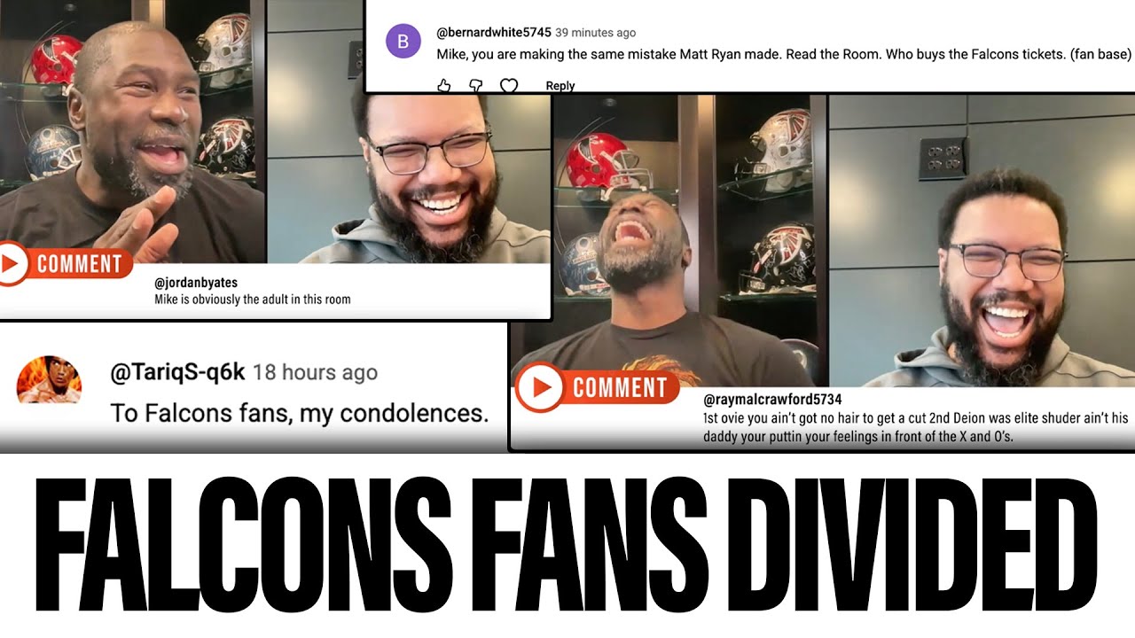 Falcons Fans DIVIDED | Mike Turner and Ovie Mughelli read MEAN comments