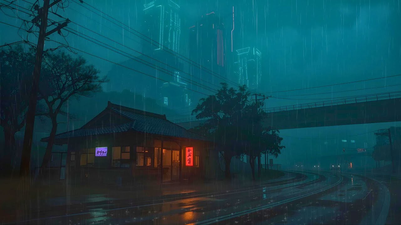 5AM Rain in a Quiet City — Lofi Beats to Study, Relax & Sleep