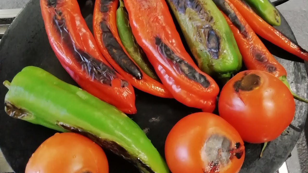 recette en kabyle: ifelfel hmiss dek vofrah (poivron grillés) a ne pas rater