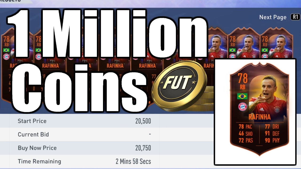 1 Million Coin Investment | Team Of The Week Trading Method FIFA 19 Ultimate Team