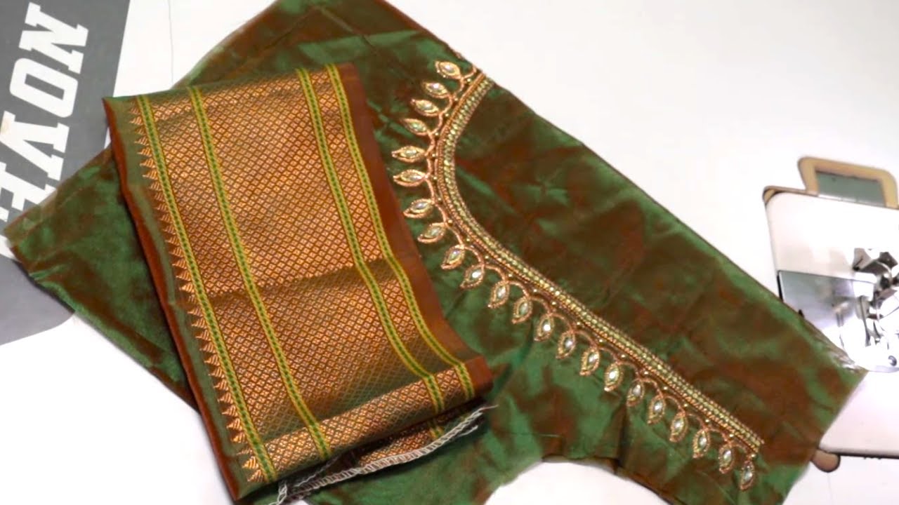 space silk saree blouse designs | cutwork blouse designs