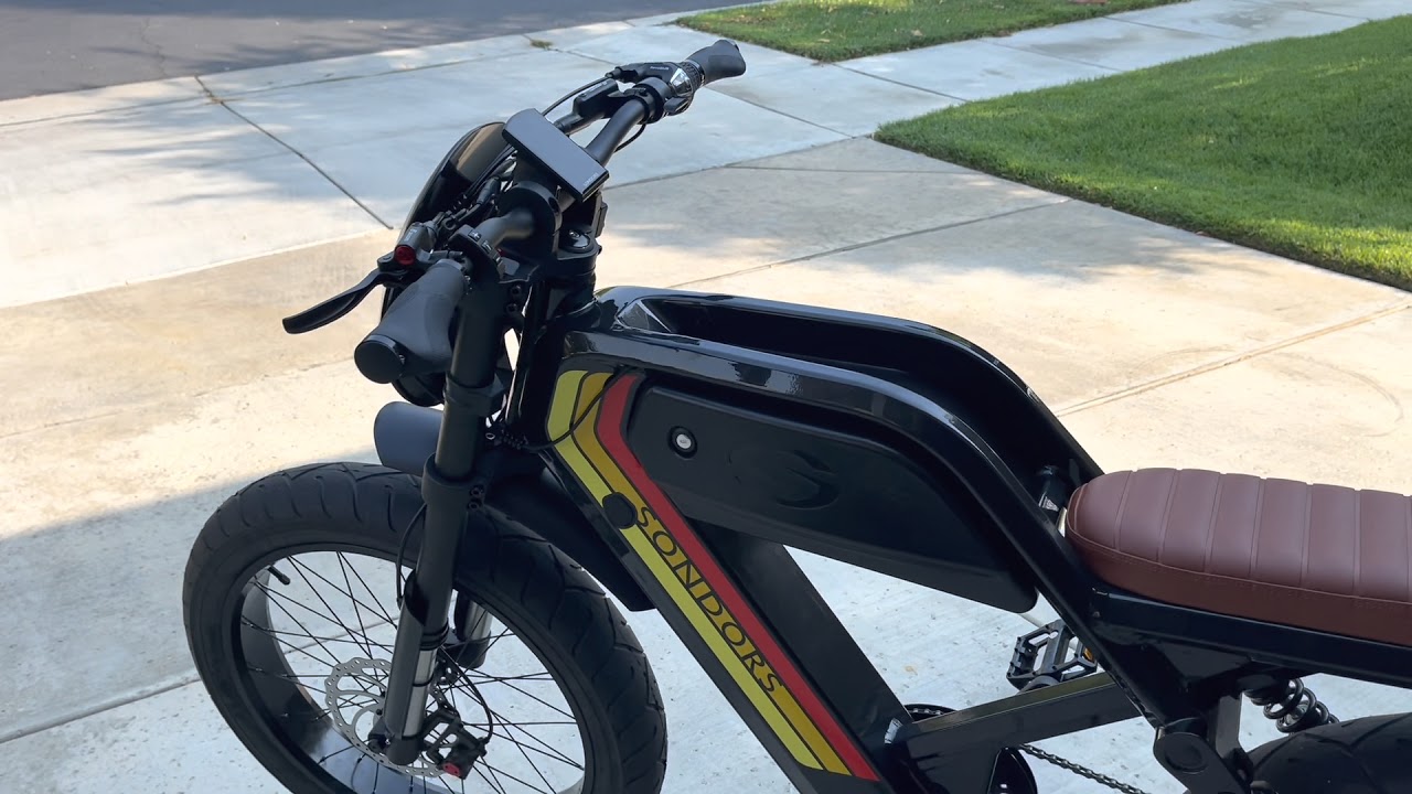 Sondors MadMods Cafe Racer Ebike Preview 9-20-2021