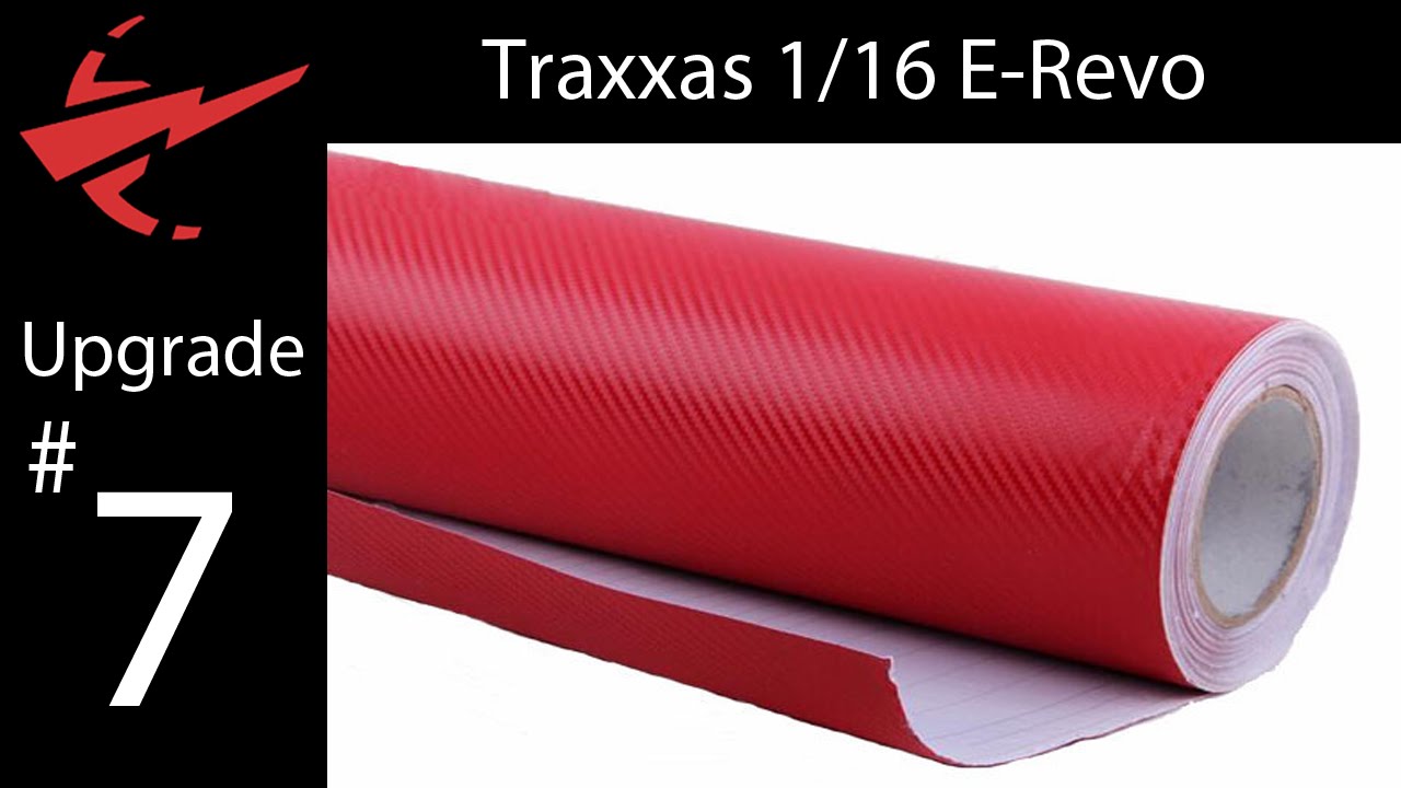 Velocity-Mini E-Revo-Level 7 Upgrade: Red Vynil Wrap