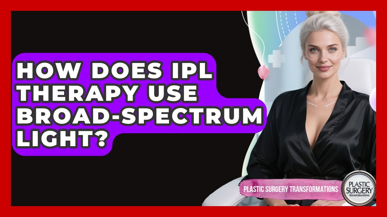 How Does IPL Therapy Use Broad-spectrum Light? - Plastic Surgery Transformations