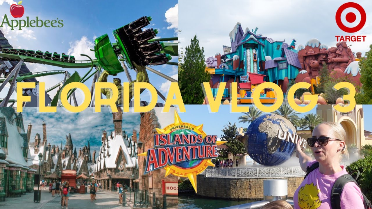 Florida Vlog 3 universals Islands of Adventure |Target august 2023