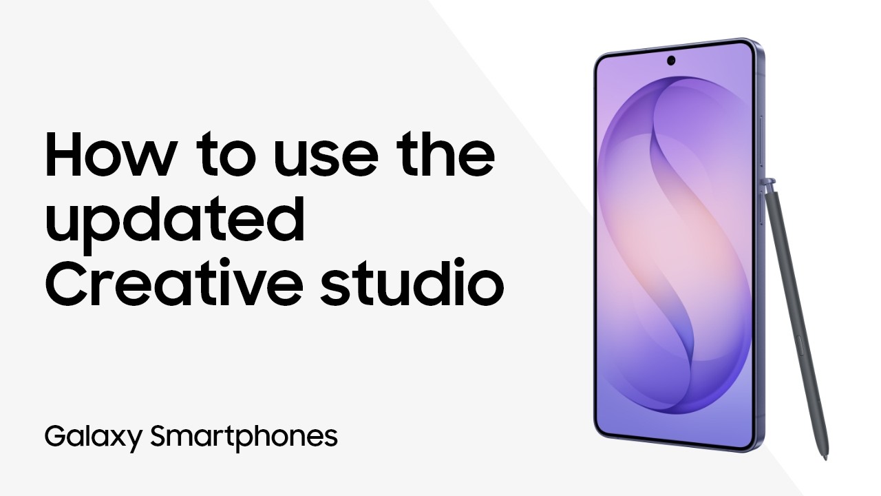 Преобразите свои фотографии с помощью Creative Studio на серии Galaxy S26 | Samsung US