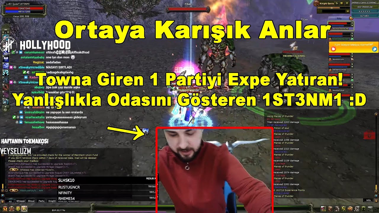 Yanlışlıkla Odasını G&ouml;steren 1ST3NM1 :D Towna Giren 1 Partiyi Expe Yatıran! Ortaya Karışık Anlar 24