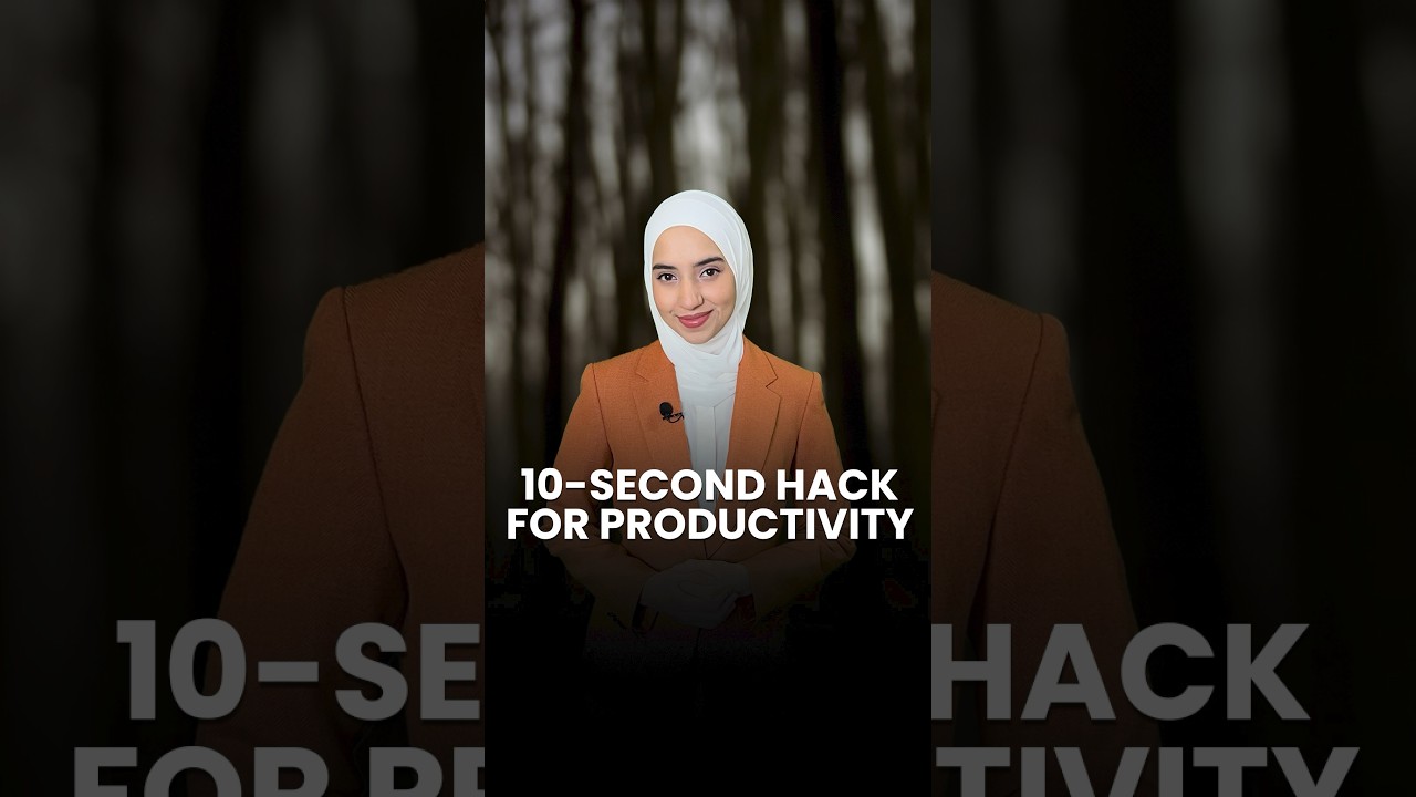 Quit procrastination in ⏰ 10-seconds with this science-based technique!