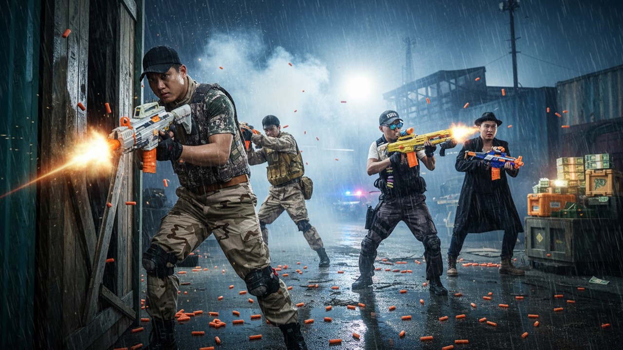 SEAL X NERF WAR : SEAL X's Stealth Raid On Crime Boss With Tactical Nerf Guns