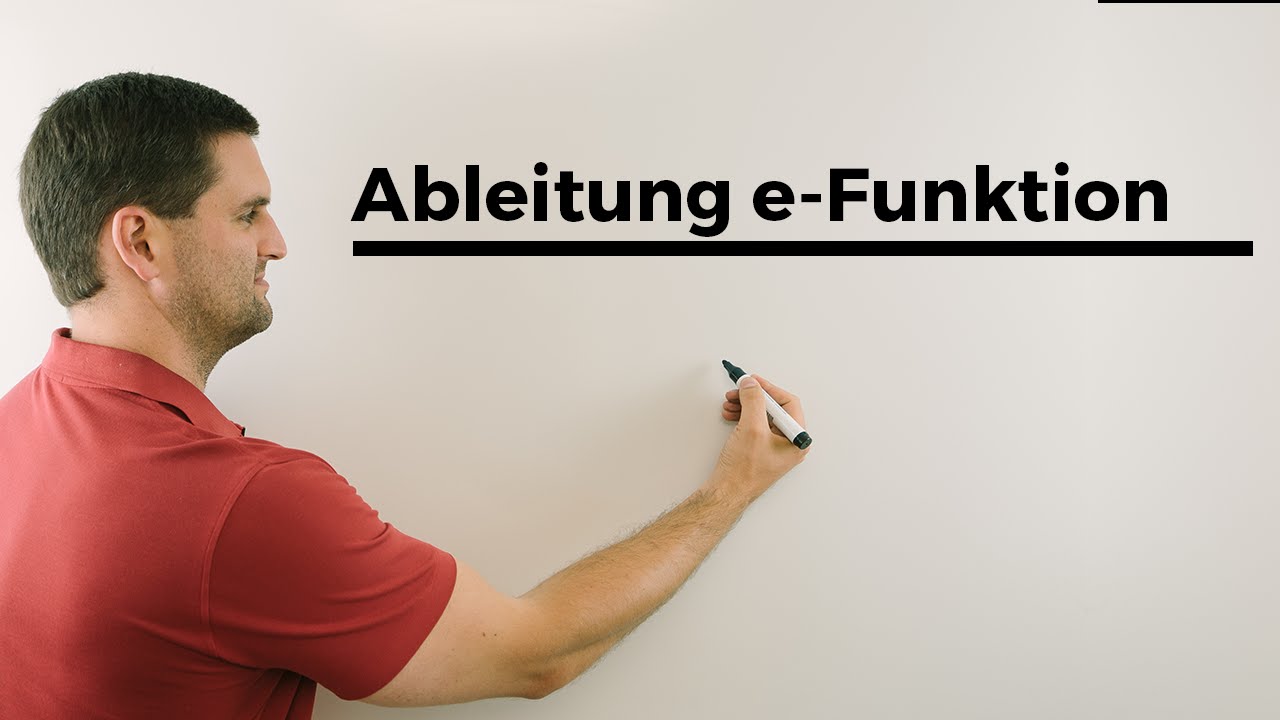 Ableitung e-Funktion, Produkt-/Kettenregel, Exponentialfunktion ableiten | Mathe by Daniel Jung