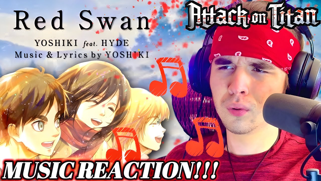 Music Enthusiast Reacts to Red Swan by Yoshiki feat.HYDE Full Song w/Lyrics | Attack On Titan OP 4