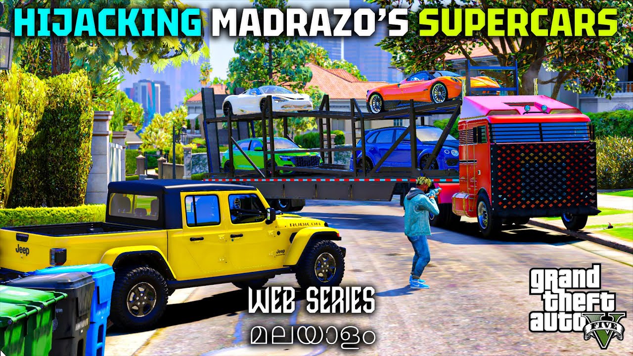 Hijacking Miguel Madrazo's Supercars | GTA 5 Web Series മലയാളം #220