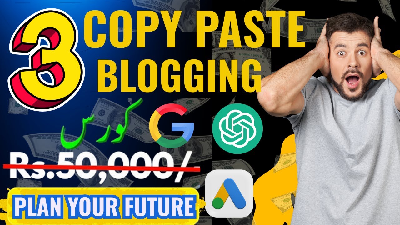 Copy-Paste Blogging full course #3 step by step Guide 2025 Make money from Google Adsense