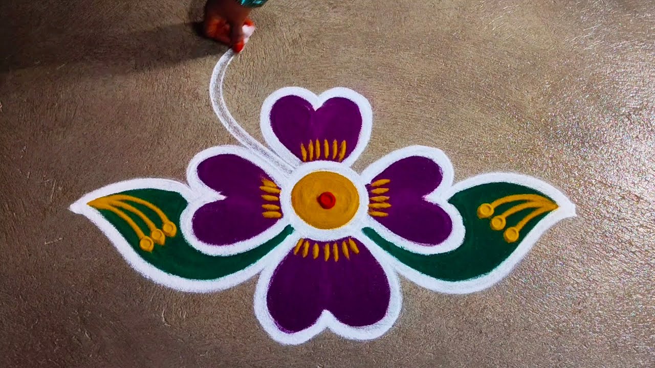 Pongal special colourful rangoli design  | beautiful pot design kolam| #rangoli # Pongal  #kolam