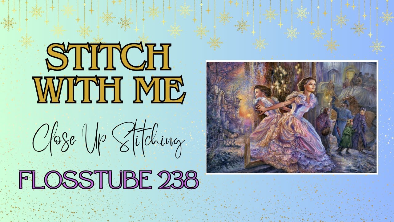 STITCH WITH ME | Close-Up Stitching | HAED Mini Alternative Reality Flosstube #238 STITCHERY LOVERS