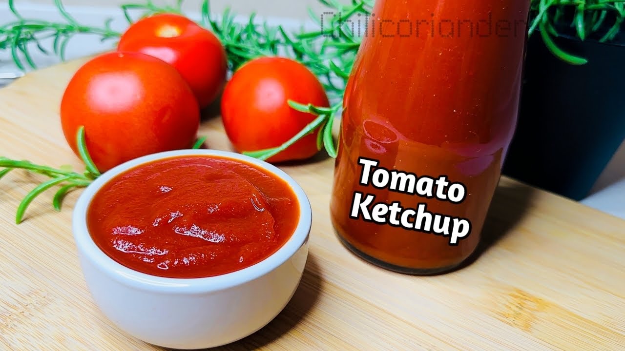 घर पर बनाये लाल- गाढ़ा टमाटर केचप -बिलकुल मार्केट जैसा | Tomato Ketchup Recipe | Tomato Sauce Recipe