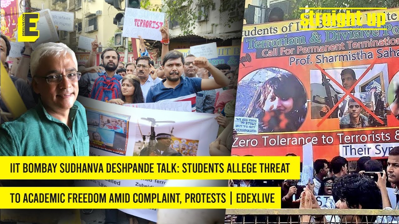 IIT Bombay Sudhanva Deshpande talk: Students allege threat to academic freedom amid complaint, rally