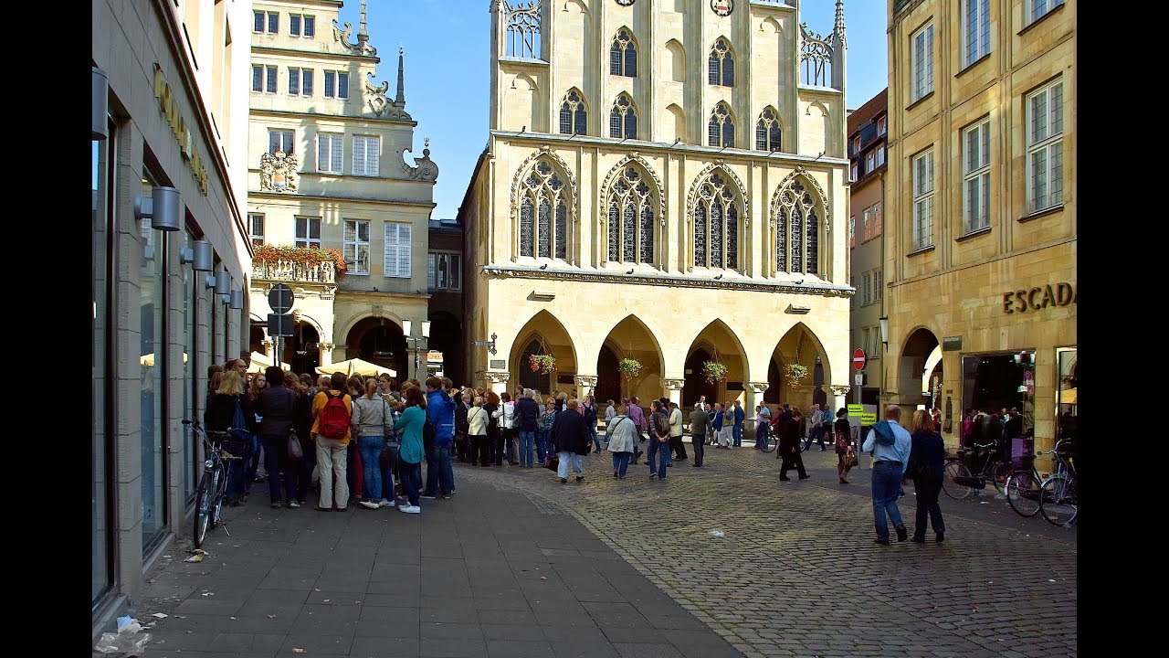 M&uuml;nster Prinzipalmarkt  Deutschland Diaschau - HD