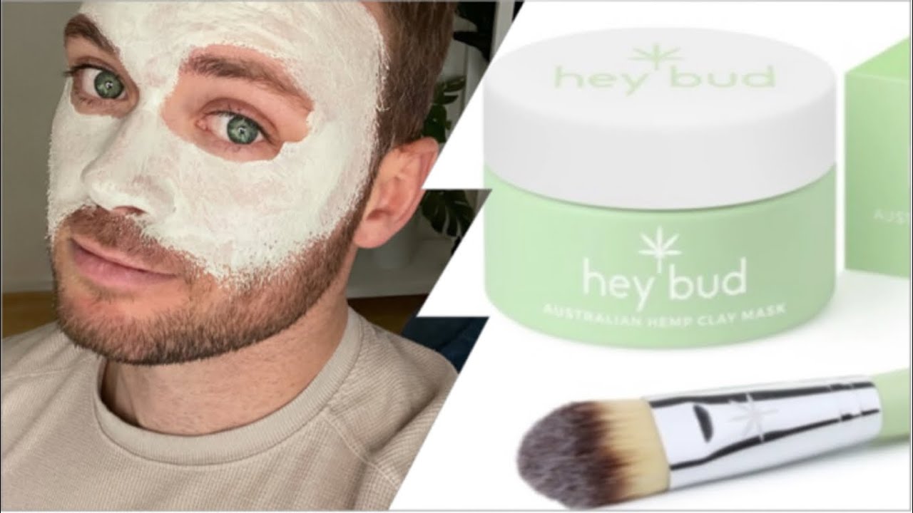 Hey Bud Skin Care HEMP Clay Mask on MALE Skin Review