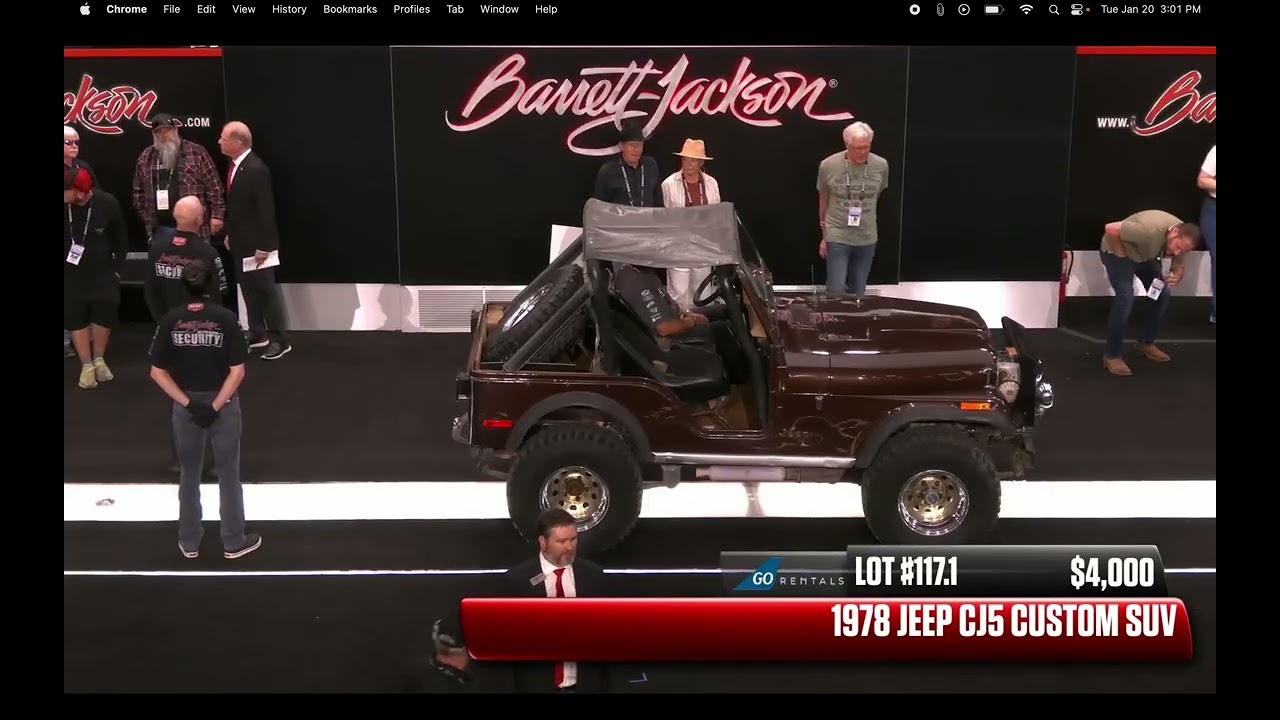 Barrett Jackson Jeep Sale 2026