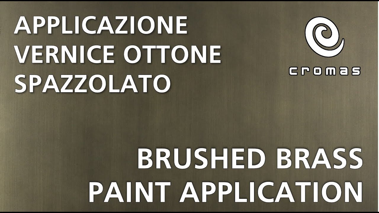 VERNICE OTTONE SPAZZOLATO ANODIZZATO - TUTORIAL APPLICAZIONE SU LEGNO, MDF A SPRUZZO, AEROGRAFO