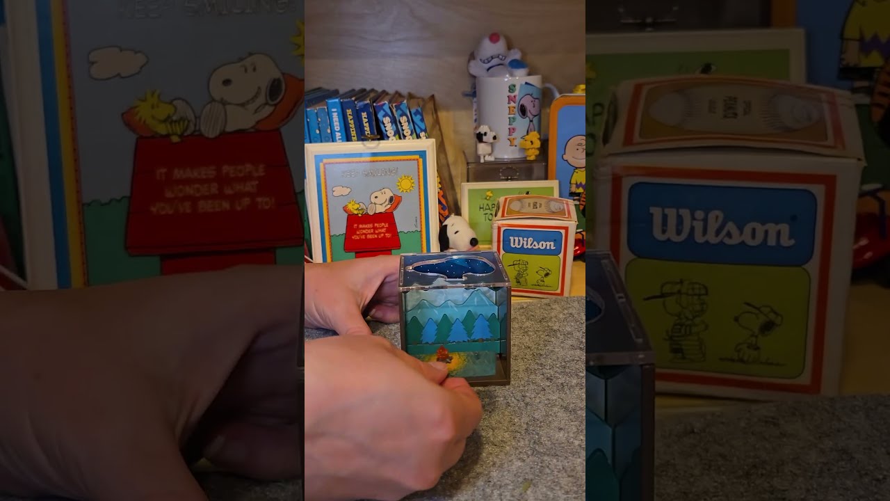 Snoopy Scenery Box - Under the Starry Sky with Olaf & Andy | CollectPeanuts.com