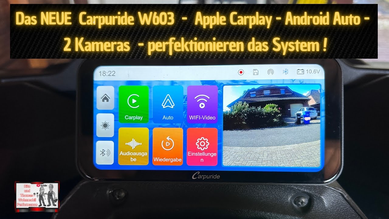 Das Neue Carpuride W603, faszinierend gut - am Motorrad oder Quad. Das coolere Handy am Lenkrad !?