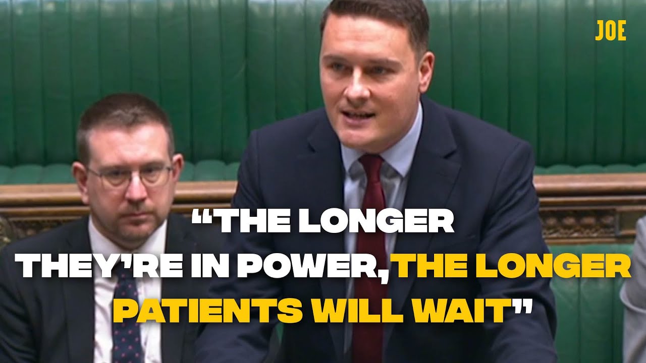 Wes Streeting rips Tory government to shreds for destroying the NHS