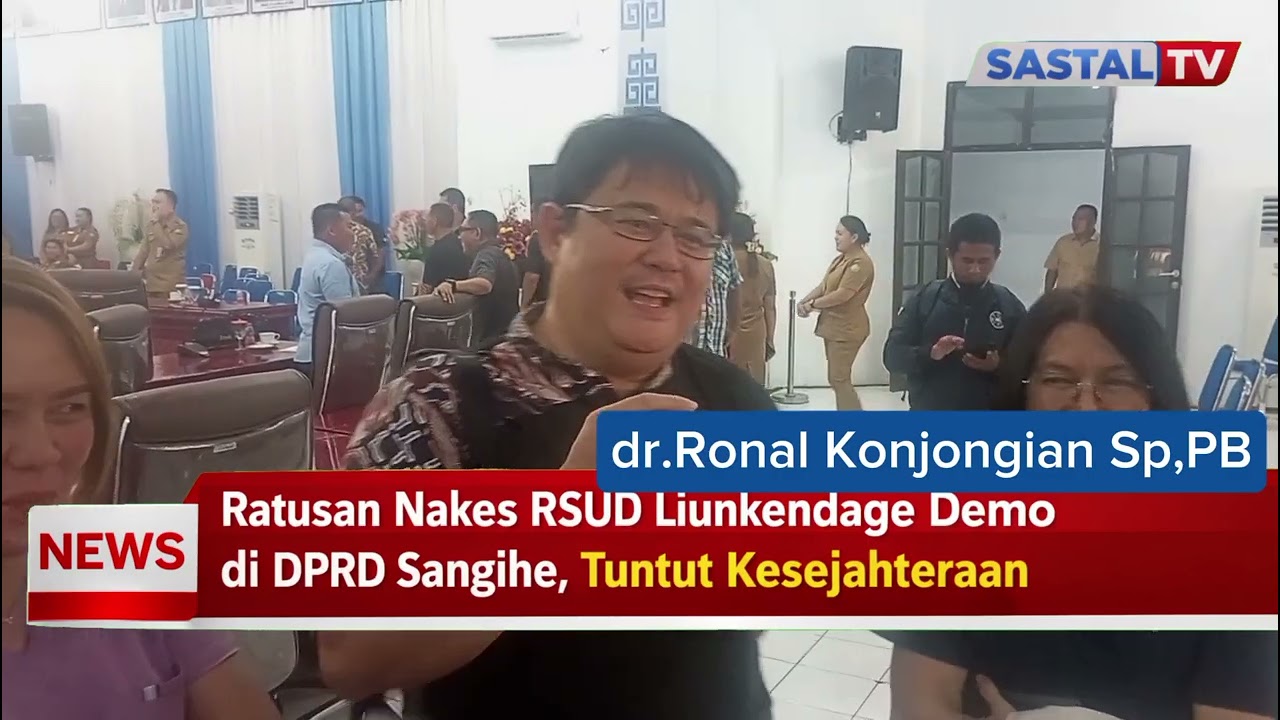 Ratusan Nakes RSUD Liunkedage Demo di Kantor DPRD Sangihe , Tuntut Kesejahteraan 