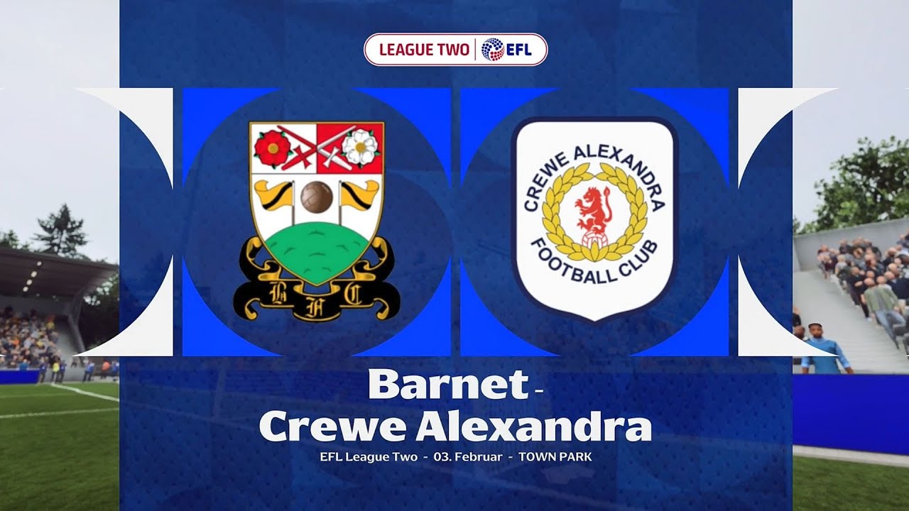 EA Sports FC 26 | Barnet vs Crewe Alexandra - EFL League Two | Gameplay PS5