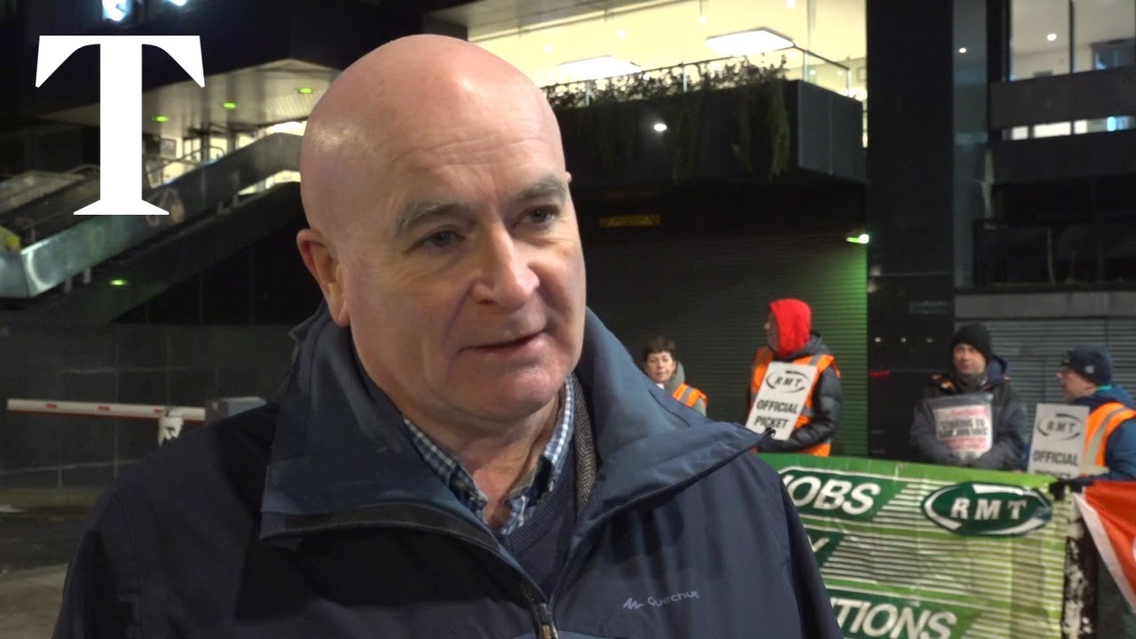 Mick Lynch claims the public still support train strikes