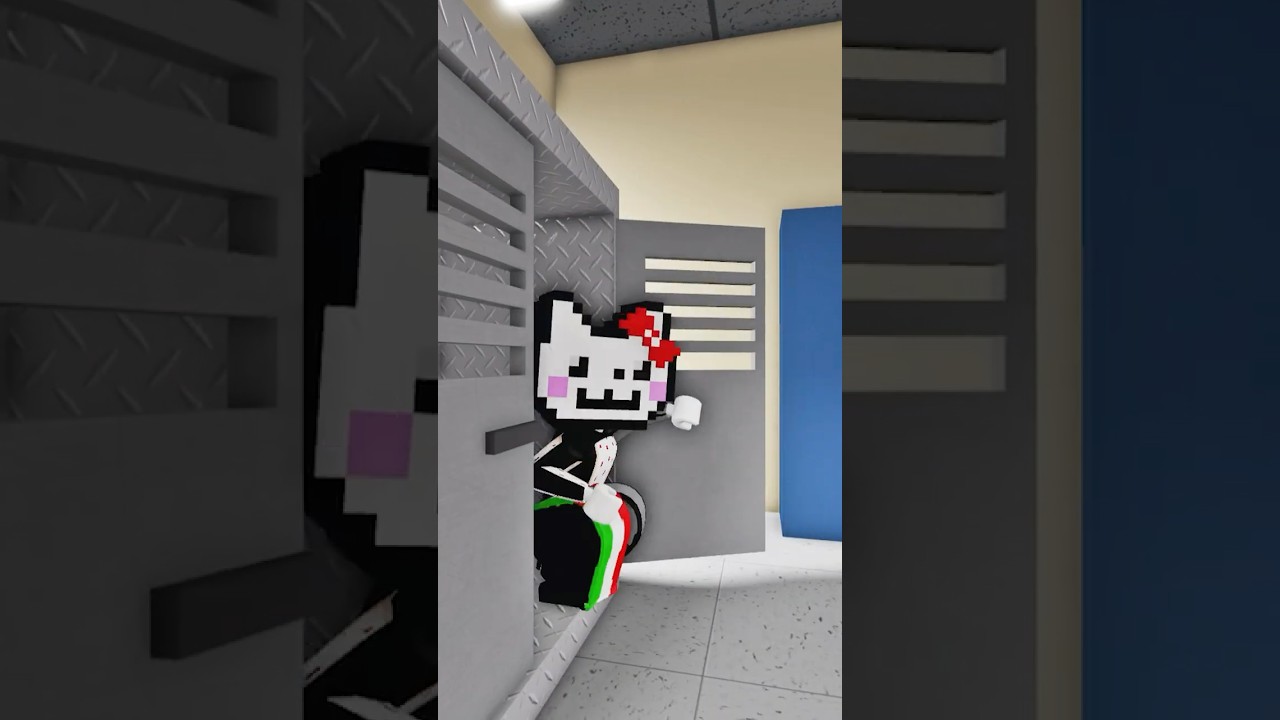 Nyan Cat hiding from Tac Cat