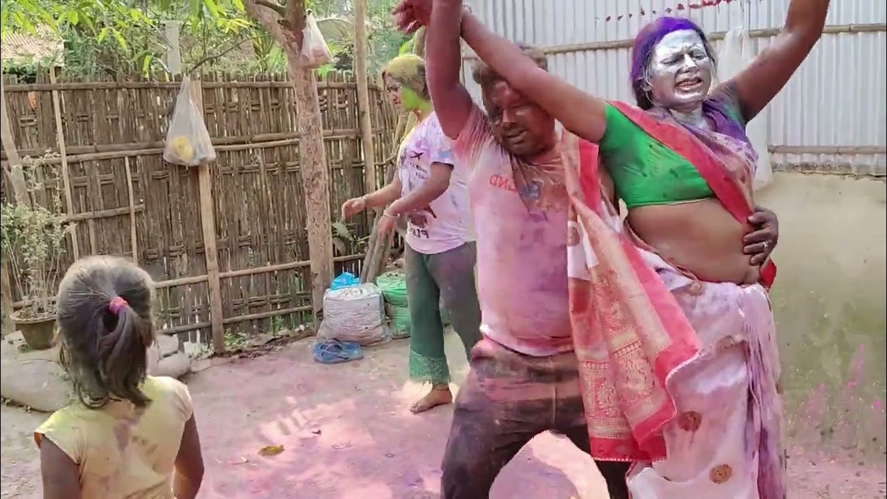 Holi Celebration Family/Khatarnak Holi/Holi Vlog/Silver Holi/Husband/Wife/Silver Holi Putai New2026