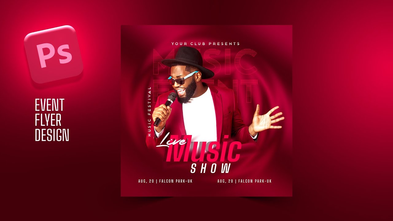 Epic Music Festival Flyer Design | Event Flyer | Photoshop Tutorial