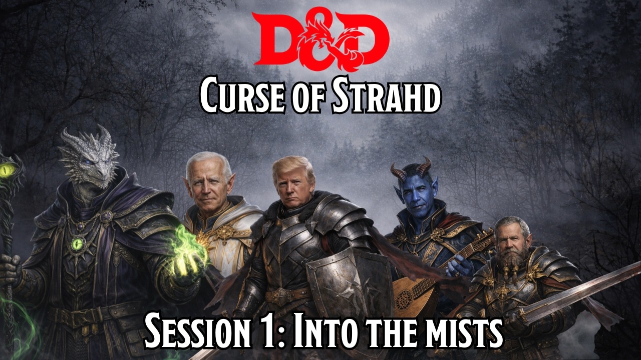 AI Presidents play Curse of Strahd: Into the mists