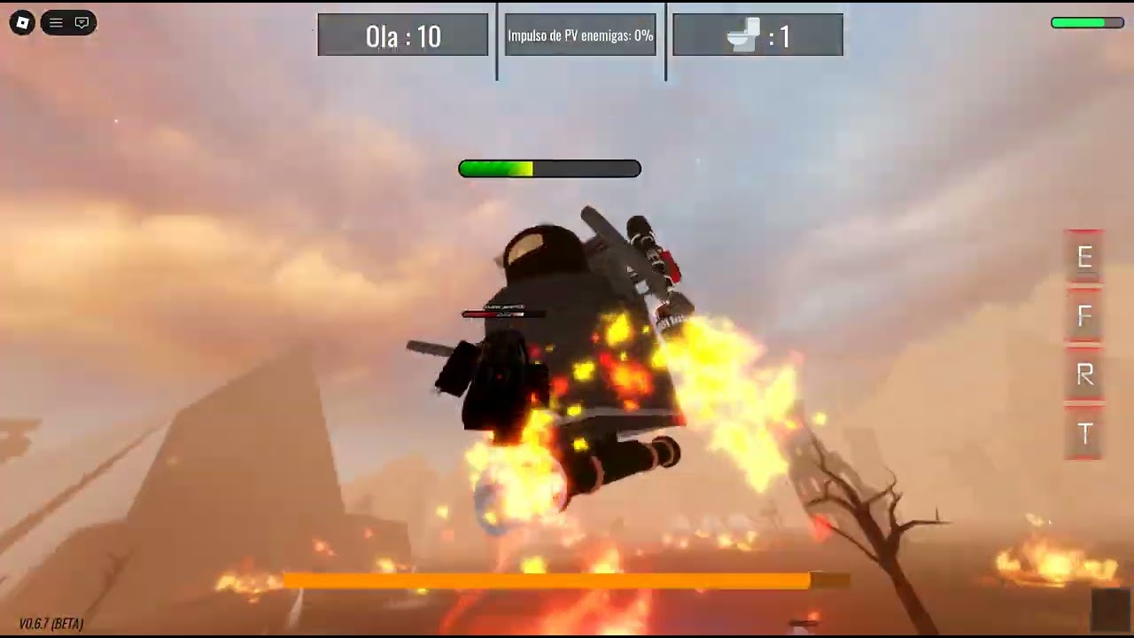 Jugando Ultra toilet fight 2 XD