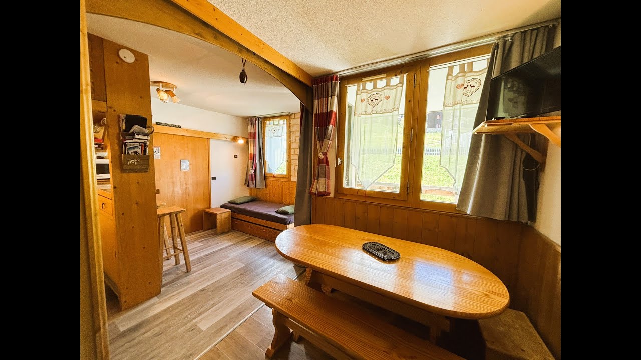 Appartement skis aux pieds à Montalbert – 32m²