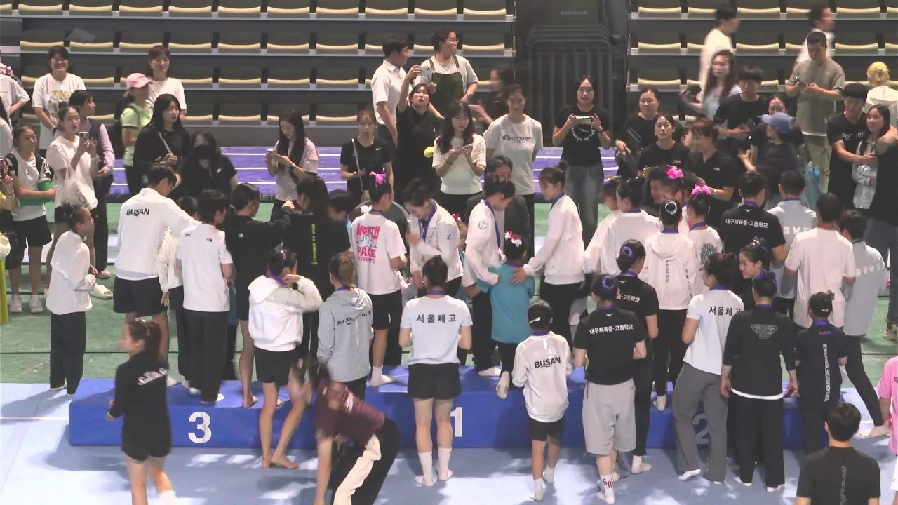 4일차 제52회 문화체육관광부 장관기 전국시도대항 체조대회 및 2025 전국대학 .일반체조선수권대회