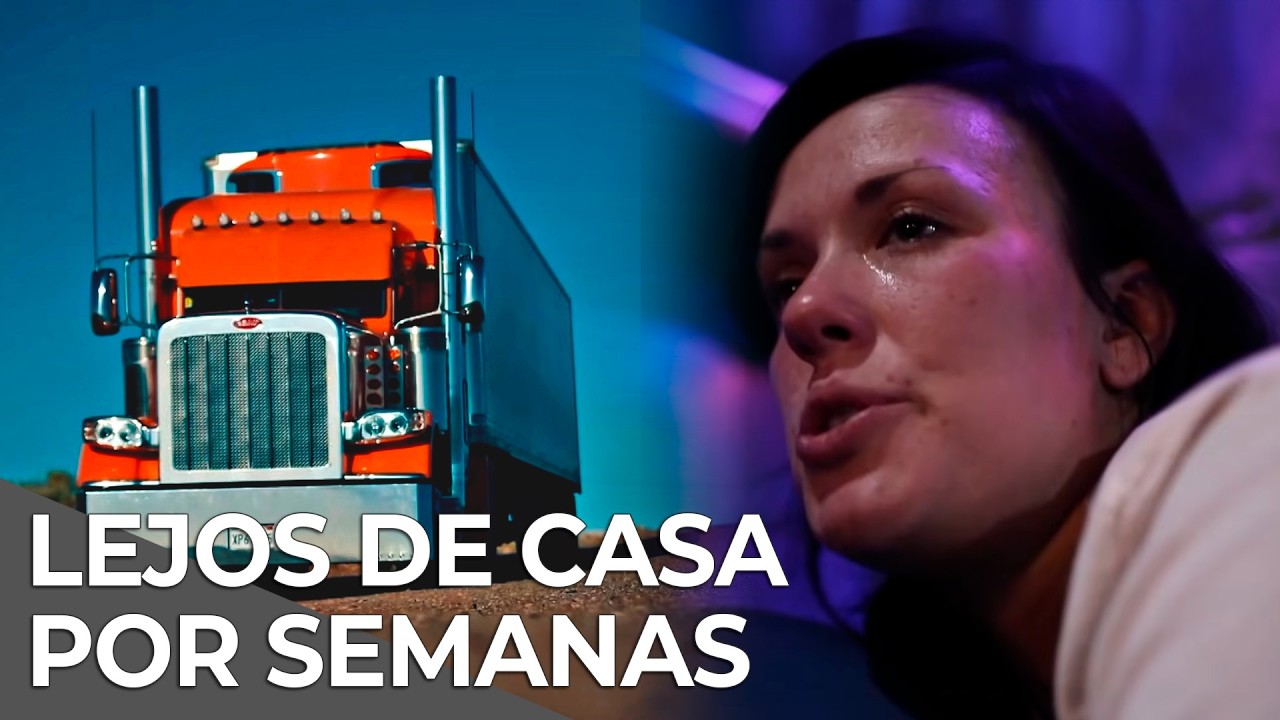 Semanas lejos de casa durmiendo en una cabina: Camioneros | Documental Completo en Español