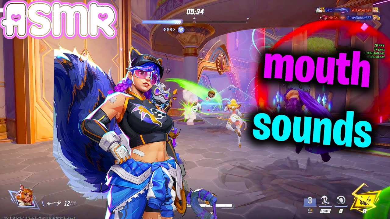 ASMR Gaming 🍀 Marvel Rivals Squirrel Girl Relaxing Trigger Words + Controller Sounds 💤