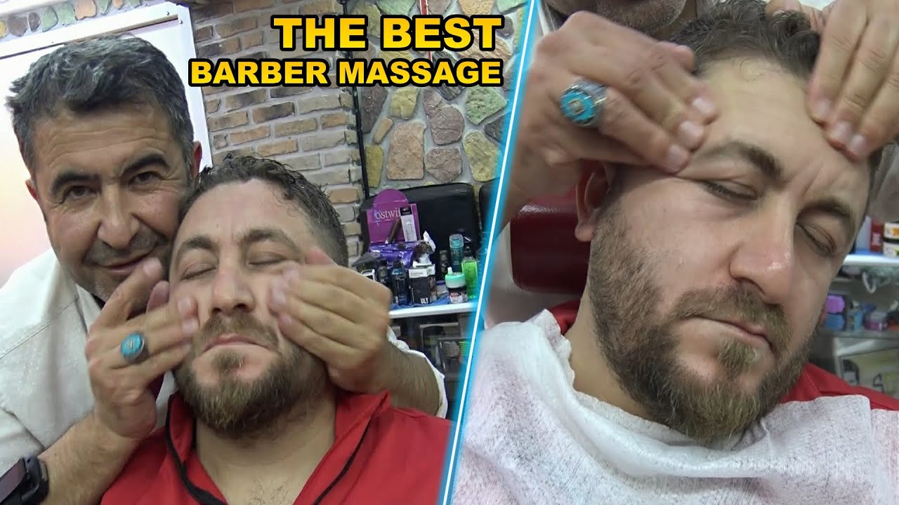 @asmrbarberbahattin8488  BEST THERAPY & Turkish Head Shampoo, Back, Arm, Palm, Face, Ear, Neck massage