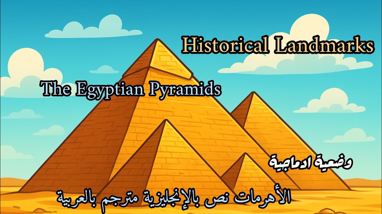 وضعية ادماجية عن المعالم التاريخية /بالإنجليزية مترجم بالعربية 