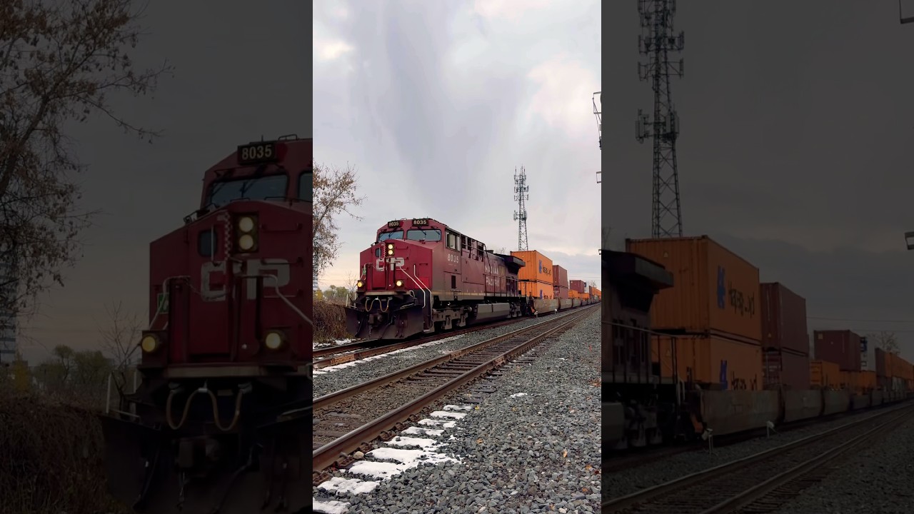 CP 8035 AC4400CWM leads CPKC 132 east