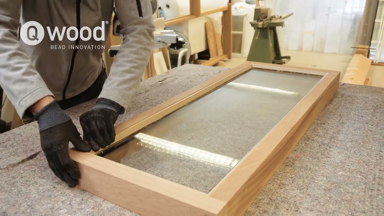 How to fit Qwood pinned glazing bead to a timber window