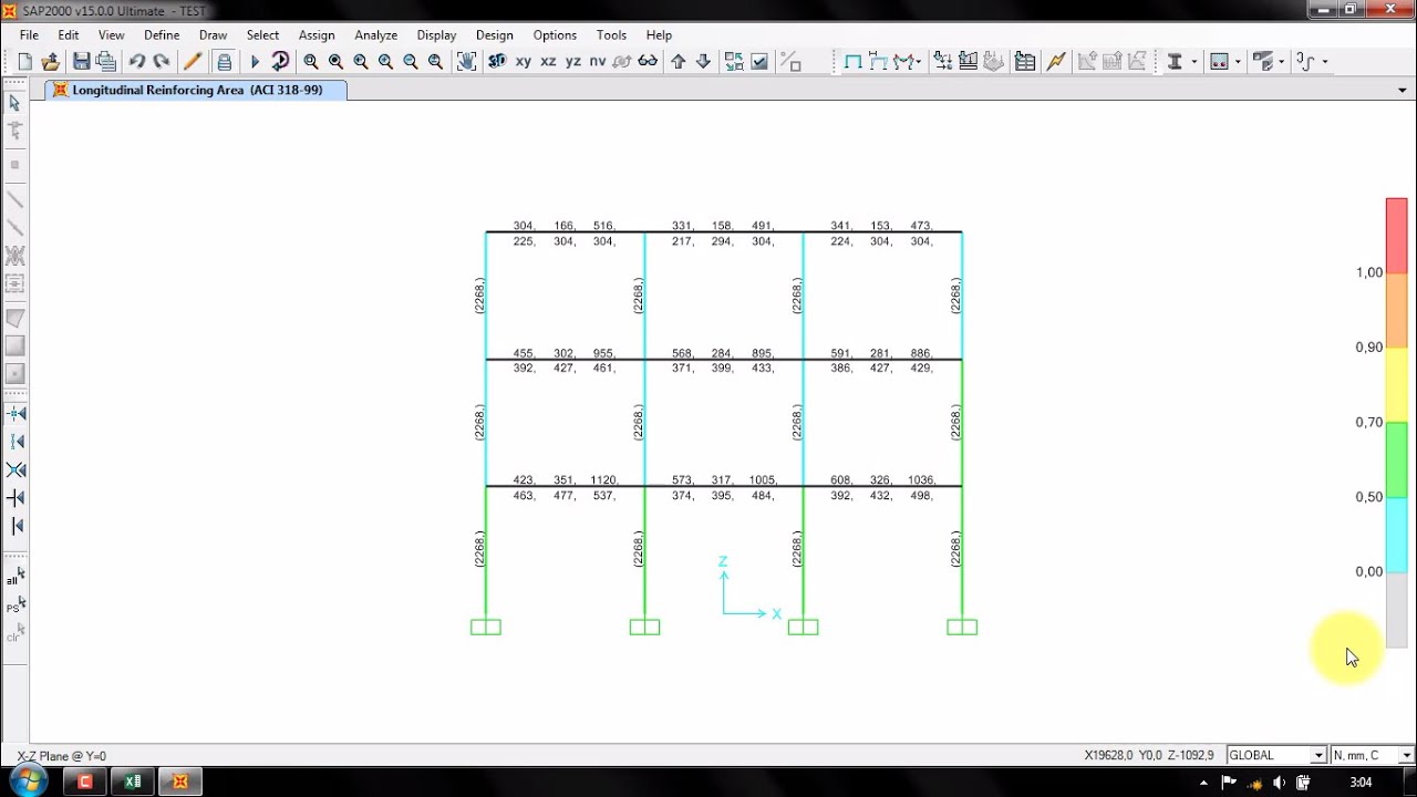 SAP2000 - Analisa dan Desain Portal Beton Bertulang